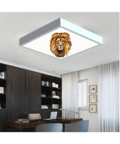 Aslan 60x60 Ofis avize modelleri, 54wat led, tavana Aslan model avize, ofis ve iş yerleri için kare avize
