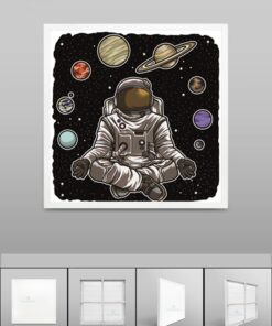 Astronot 60x60 Led Avize, 60watt led panel armatür, Astronot led lamba, Kendinden kasalı Modern Led Panel