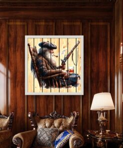 Last Call, 1952, Retro Led Tablo – 60x60 cm | Sıva Üstü Montajlı, Tak-Çalıştır Sistem