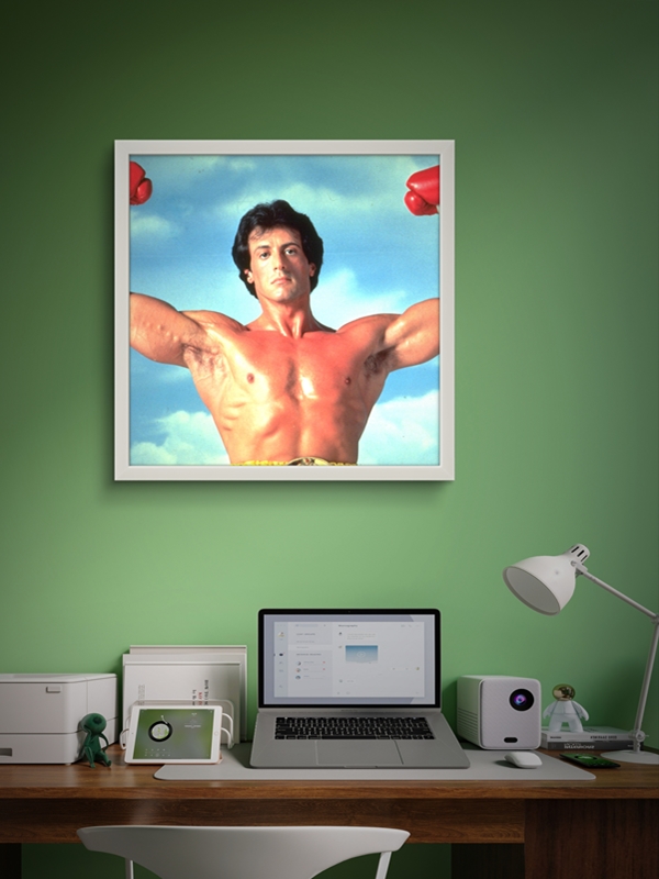Rocky Led Tablo – 60x60 cm | Sıva Üstü Montajlı, Tak-Çalıştır Sistem, Arapuar Anahtarlı Led Tablo - Görsel 3