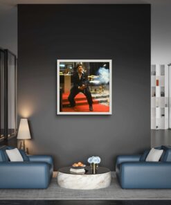 Tony Montana Led Tablo – 60x60 cm | Sıva Üstü Montajlı, Tak-Çalıştır Sistem, Arapuarlı Led Anahtarlı