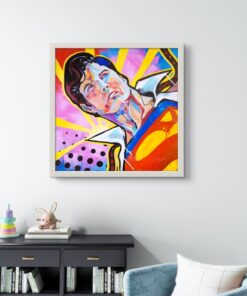 Süper Adam Led Tablo – 60x60 cm | Sıva Üstü Montajlı, Tak-Çalıştır Sistem, Arapuar Anahtarlı, Ledli Tablo