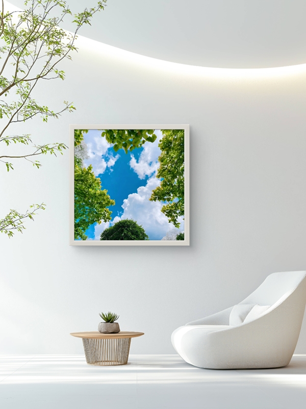 Doğanın izleri Led Tablo – 60x60 cm | Sıva Üstü Montajlı, Tak-Çalıştır Sistem, Arapuarlı - Görsel 4
