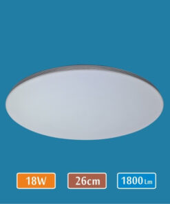 LED Tavan Armatür - Desenli Model Avize – 18W – 26cm Yuvarlak Modern Avize – 1800 Lümen Mercekli Aydınlatma