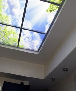 Alternative view of Mutfak Avize 6 lı Asma tavan uyumlu Gökyüzü Panel, 2x3-6 Led Panel, Beyaz Işık, Led Armatür 240watt