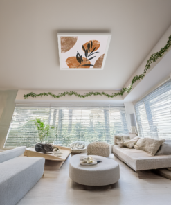 Alternative view of 60cm x 60cm, 54W Mutfak, Salon, Oturma Odası Led Avize, Tavan Aydınlatma Armatürü, Pastel Desen, Pastel Art
