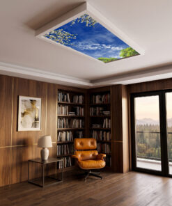 Alternative view of Gökyüzü Panel 60x120 106W, Sıva Üstü, Güçlü Led Aydınlatma, Yağmur Bulutu, Tavan Armatürü, Led Panel