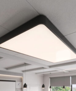 60cm x 120cm 135W 18500 Lümen Dikdörtgen Linear Armatür, 6500K, 4000K, 3000K Profesyonel Ofis, İş Yeri, Cafe Linear Aydınlatma, Özel Renk Ve Boyut Seçenekleri