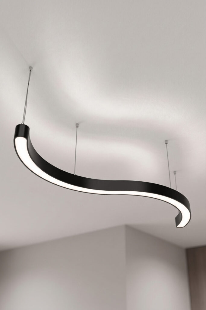 120cm 50W Su Yolu Linear Armatür, 6500K, 4000K, 3000K Profesyonel Ofis, İş Yeri, Cafe Linear Aydınlatma, Özel Renk Ve Boyut Seçenekleri