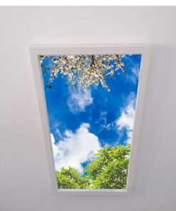 Alternative view of Gökyüzü Panel 60x120 106W, Sıva Üstü, Güçlü Led Aydınlatma, Beyaz Çiçekler, Tavan Armatürü, Led Panel