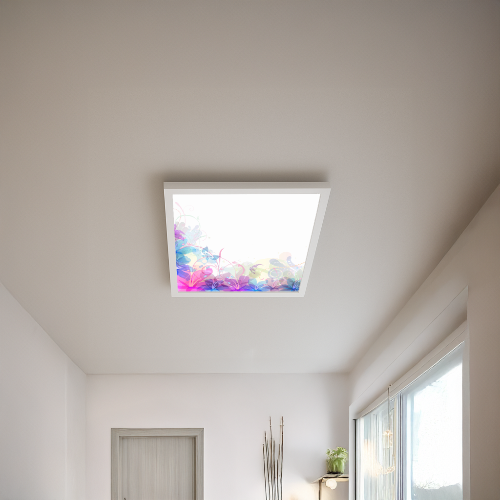 Mavi Rüya, 60cmx60cm, 54 watt, led, Salon Avize Modelleri, Mavi Rüya Mutfak Lamba, Tavan Armatürü