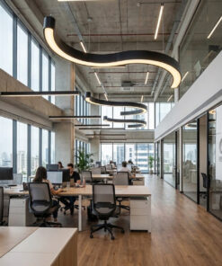 Alternative view of 120cm 50W Su Yolu Linear Armatür, 6500K, 4000K, 3000K Profesyonel Ofis, İş Yeri, Cafe Linear Aydınlatma, Özel Renk Ve Boyut Seçenekleri