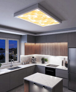 Alternative view of Gökyüzü Panel Sarı Çiçekler 60x120, 106W, Sıva Üstü, Güçlü Led Aydınlatma, Tavan Armatürü, Led Panel, Ofis, Mutfak Aydınlatması