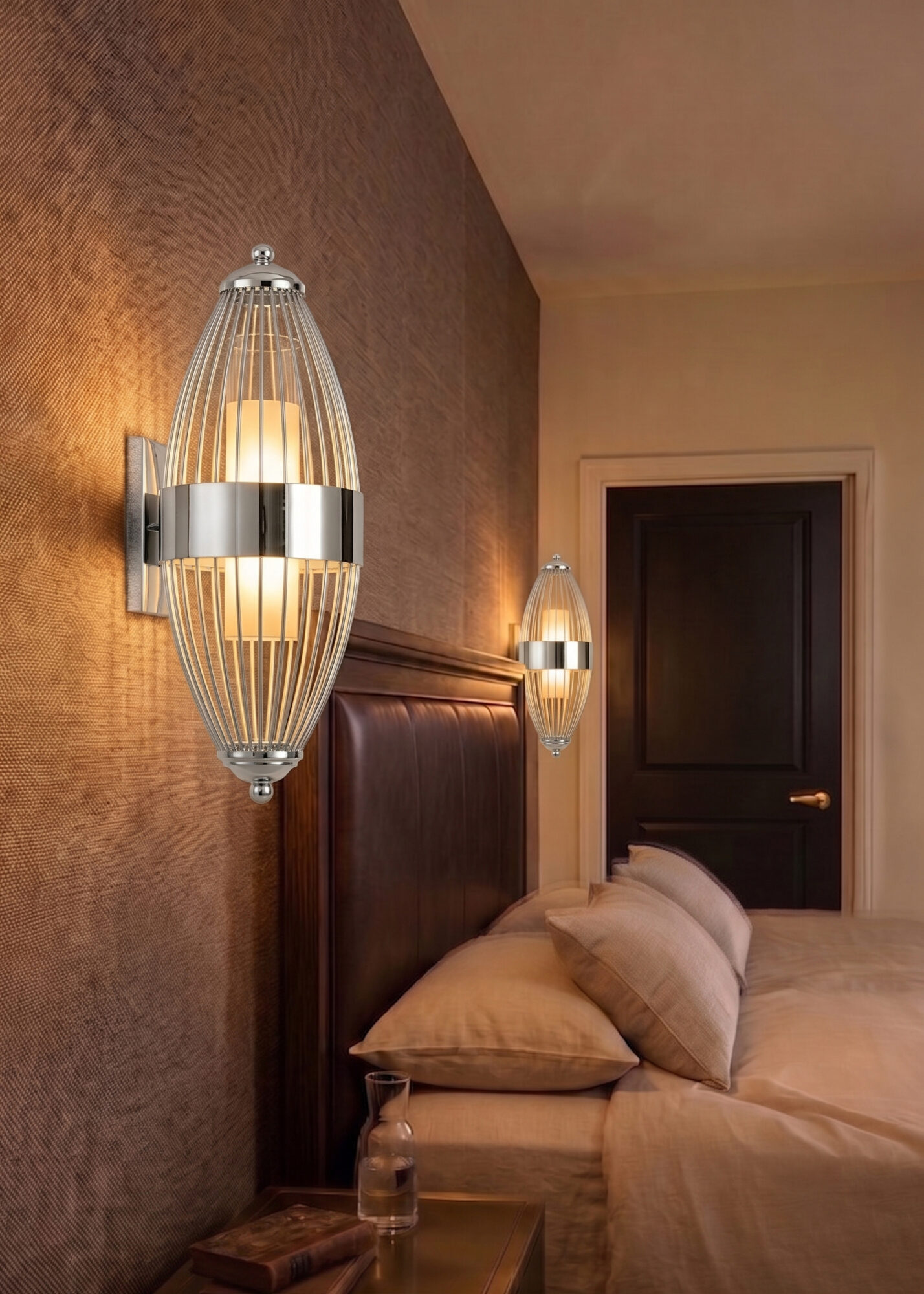 Gümüş Beyzbol Aplik - Pilli ve Elektrikli Çift Sistem Duvar Lambası (6W LED ve Pil Hediyeli)